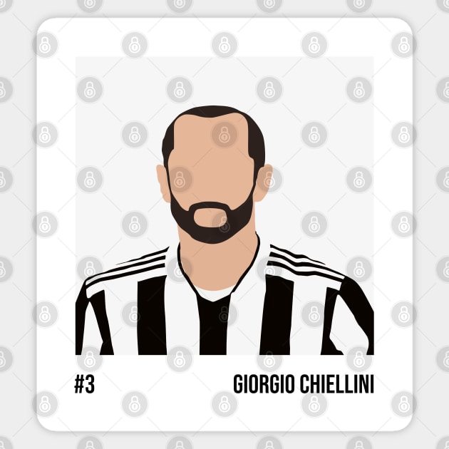 Giorgio Chiellini Minimalistic Camera Film Sticker by GotchaFace